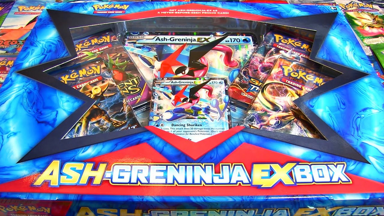 Ouverture du Coffret Pokémon ASH GRENINJA EX Sachanobi NOUVEAU POKEMON