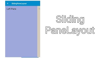 Simple SlidingPaneLayout example in Sketchware
