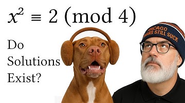 𝑥² ≡ 2 (mod 4) Bestaan ​​er oplossingen? | Getaltheorie | Abstracte algebra | Discrete wiskunde
