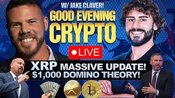 🚨 BREAKING: XRP ETF "SUPPLY SHOCK" IS HERE! 🚨 $1,000 DOMINO THEORY W/ JAKE CLAVER!