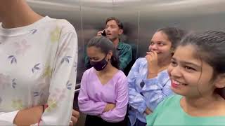 Lift Prank Girlfriend Shila Aunty