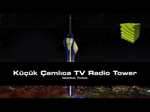 Spectacular Facade Lighting For The Küçük Çamlıca TV Radio Tower