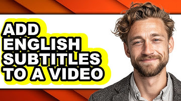 How Can I Add English Subtitles to a Video (easy Method)