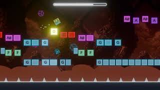Coffin Dance 🎹 Geometry Dash Style Piano | Satisfying Beat Drop (Astronomia) screenshot 4