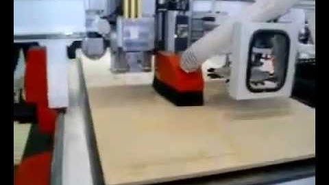 ATC CNC Router with Gang Drill Block