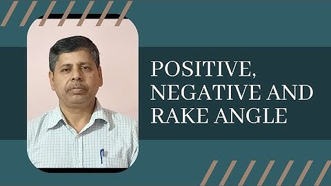 Differentiate between positive, negative and rake angle | @mechanicalconcepts2.0