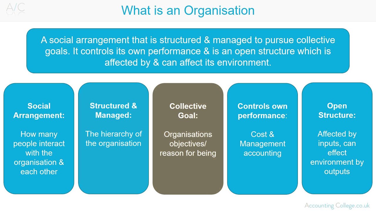 Organisation AZ of Business terminology YouTube