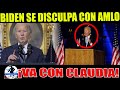 AMLO LO ACABA DE LOGRAR ¡ BIDEN SE RETRACTA ! LA MEJOR OPCION ES CLAUDIA