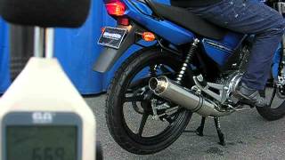 WirusWin】YBR125用ダイナミックマフラー【バッフル無】動画