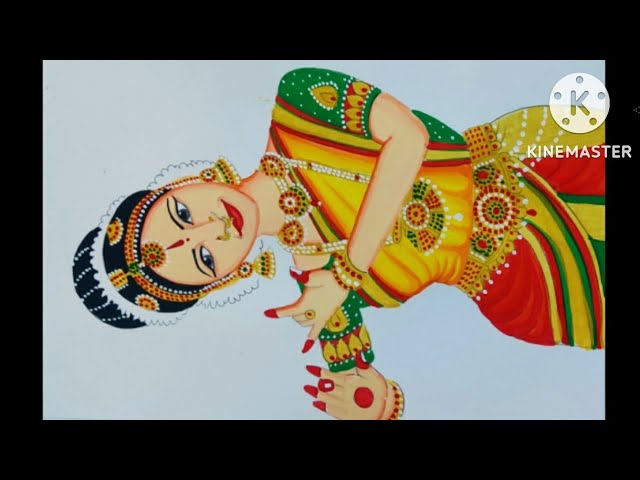 Bharatanatyam Dancer' Personalized Wall Art (Framed) – My Kids Wall