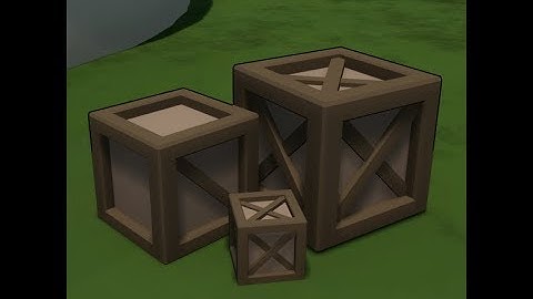 Crates - Swift & Simple | Blender Speed Modeling | UE4 | Seven Wildz