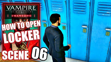 Vampire the Masquerade Swansong - How to Open the Locker Safe Security Code in Scene 6, Long Island