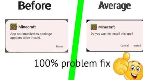 How to fix App not installed as package appears to be invalid. 100% fix 😱