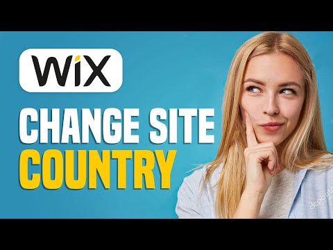 How To Change SITE COUNTRY on WIX  | Quick Guide (2022)