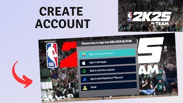 How to Create Account on NBA 2K25 MyTEAM Mobile