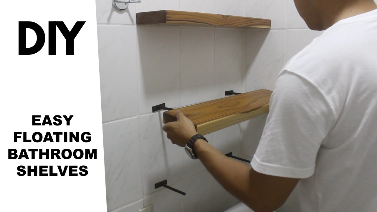 Easy DIY Floating Shelf for Shower: GoShelf System