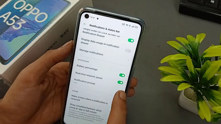 how to show Battery Percentage on oppo |oppo a53 battery percentage setting,Battery percentage show