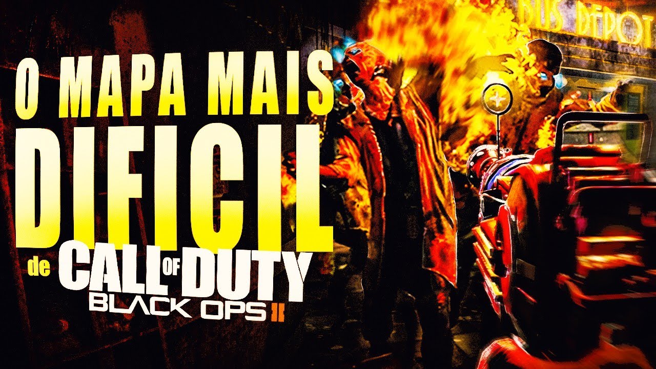 BUS DEPOT É UM CAOS! - BLACK OPS 2 ZOMBIES EM 2025