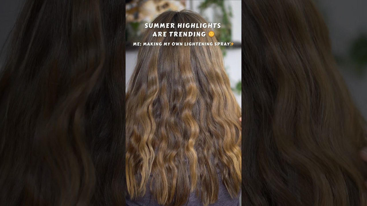 I made sun-in spray at home 