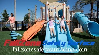 FallZone Synthetic Grass Playground Flooring