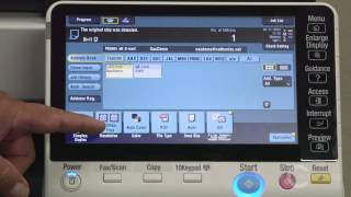 How to Scan a Document on your Konica Minolta Bizhub