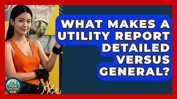 What Makes a Utility Report Detailed Versus General? - Your Utilities Hub