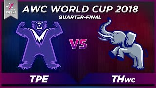 【J Team傳說精華】AWC World Cup 2018 TPE vs THwc