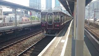 阪急電鉄 中津駅 7000系 発車