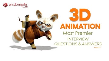 3D Animation Interview Questions and Answers 2019 Part-2 | 3D Animation | Wisdom Jobs