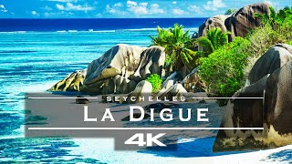 La Digue, Seychelles 🇸🇨 - by drone [4K]