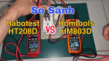 HT208D vs HM803D | So Sánh Ampe Kẹp Kìm DC Habotest HT208D và Homtools HM803D