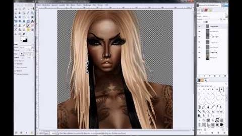 IMVU edit picture with gimp 2.6