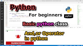 And , Or Operator In Python How To Use And , Or In Python Python Tutorial For Beginners