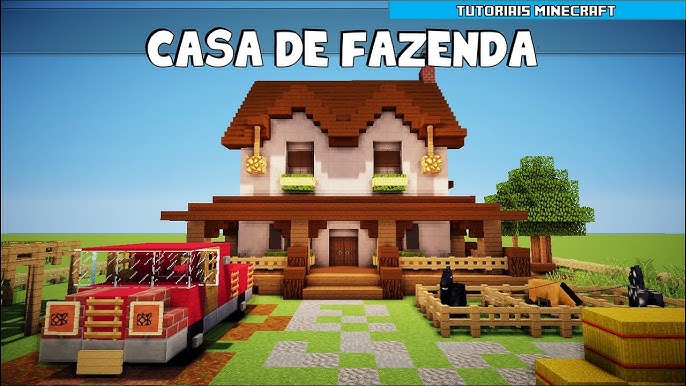 Minecraft: COMO FAZER UMA MINI-FAZENDA NO JOGO 