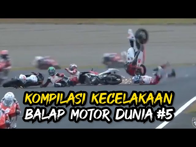 KOMPILASI KECELAKAAN BALAP MOTOR DUNIA #5 class=