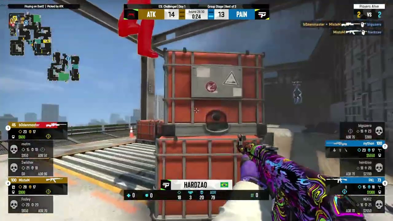 paiN vs. ATK CSGO Highlights | ESL Challenger Valencia 2022 North America Closed Qualifier