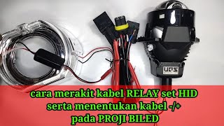 cara merakit kabel relay proji biled#relay set proji biled,