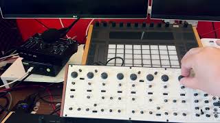 The New Behringer 2XM first 2min jam (with MAT 16x8 audio interface)