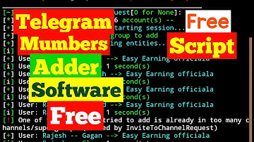 Free Telegram Member Adder Script 2022 🔥 How to Add UNLIMITED Members in Telegram Group Free
