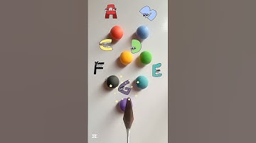 Reverse Alphabet lore Experiment #colormixing #satisfying #shorts