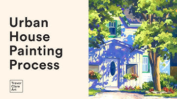 FULL Urban Digital Painting PROCESS [PROCREATE TIMELAPSE]