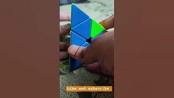 Pyramid Cube solving tricks// #shorts