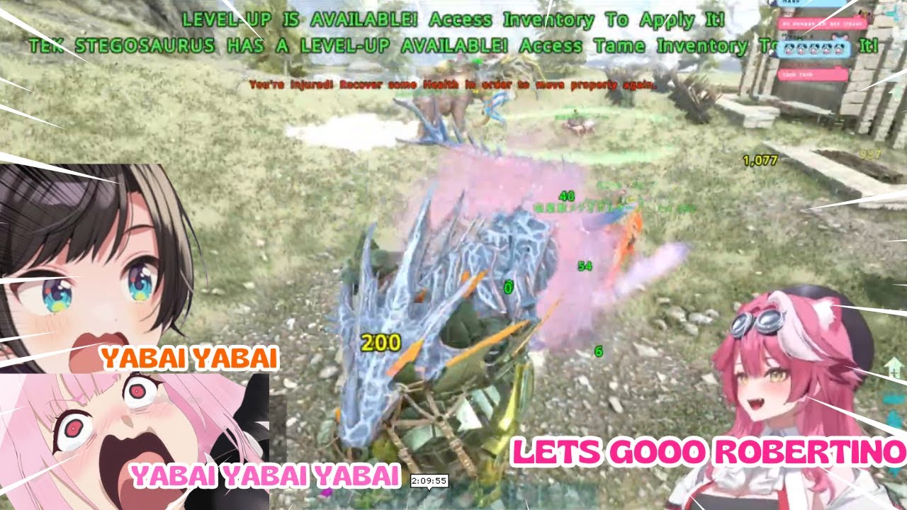 Raora First Time Impression Dino Raid In Hololive ARK With Other Hololive Member