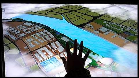 Multitouch 3D city navigation