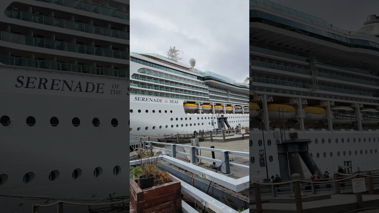 Serenade of the Seas docked in beautiful Sitka, Alaska. #sitka #alaska #serenadeoftheseas