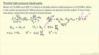 Throttle High-Pressure Liquid Water