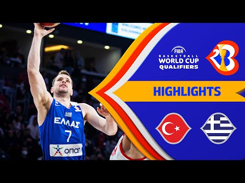 Hellas win again! | Turkey - Greece | Basketball Highlights - #FIBAWC 2023 Qualifiers