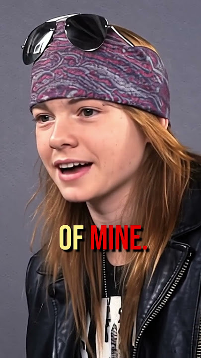 Young Axl Rose’s Baby Jokes #shortstrending #shortstrending