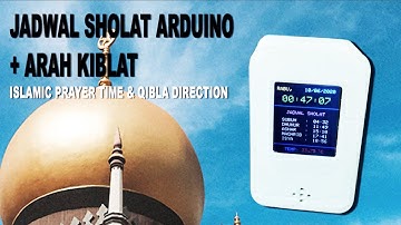Membuat Jadwal sholat dengan arduino