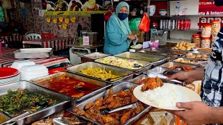 Street Food Malaysia| local food in Dilla restaurant |serving lots of Malay food in chinatown KL